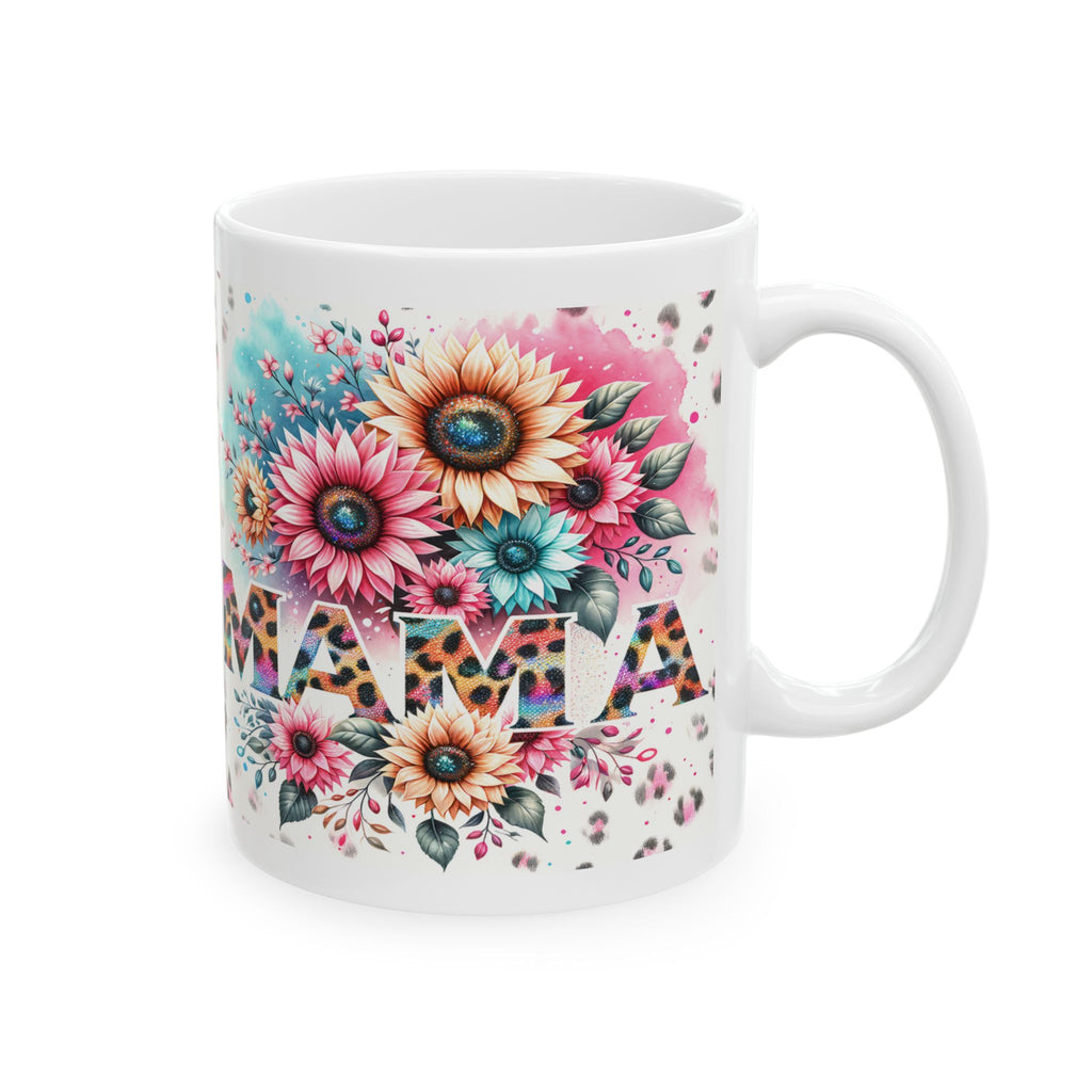 Floral Mama Mug - Perfect Gift for Mother's Day, Moms, Birthdays, Tea Lovers, Coffee Enthusiasts