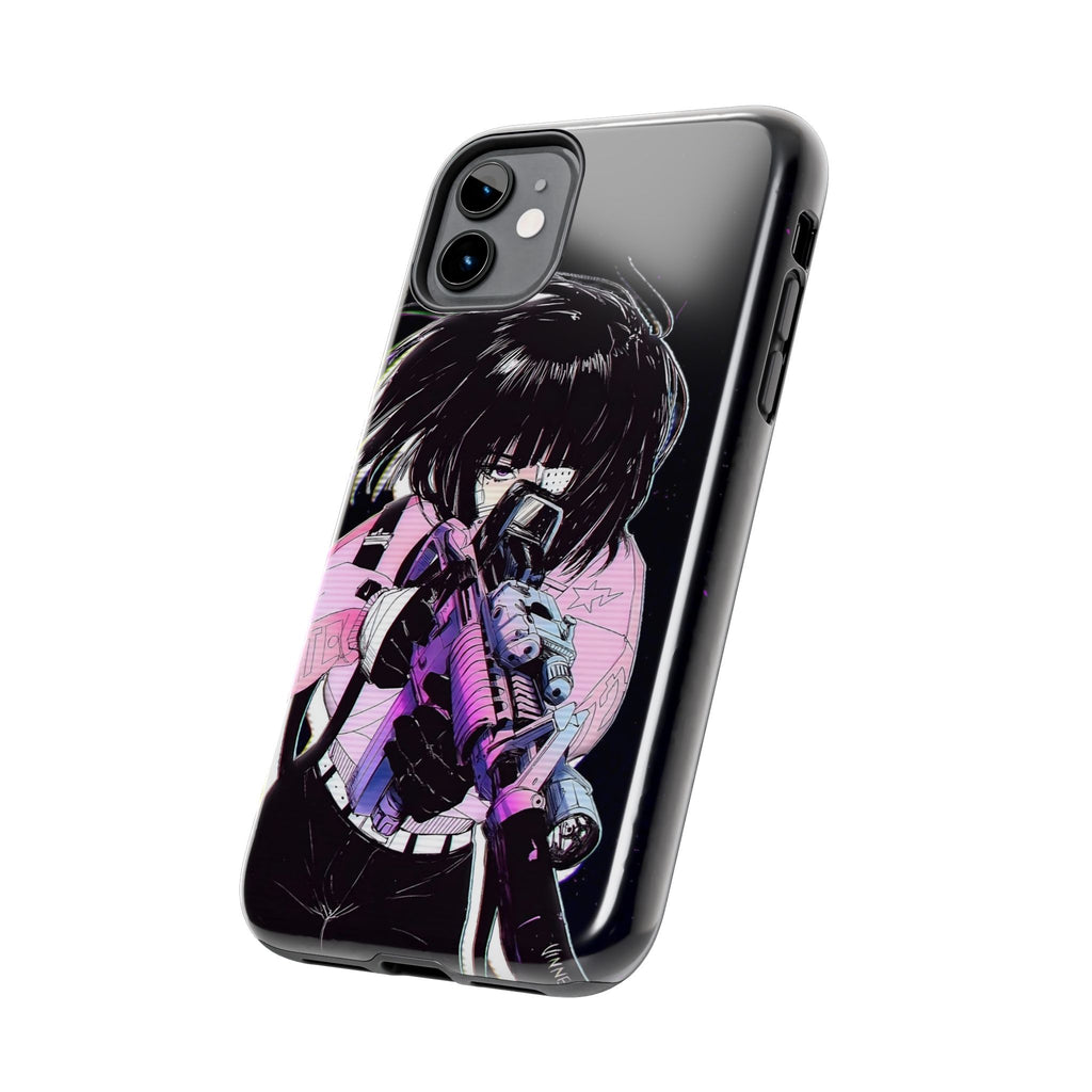 Anime-Style Tough Phone Cases with Edgy Designs, Perfect for Gamers, Cyberpunk Lovers, Gifts for Birthdays, Holidays, and Cosplay