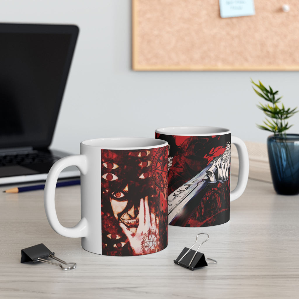 Anime Gothic Red Sword Ceramic Mug (11oz, 15oz)