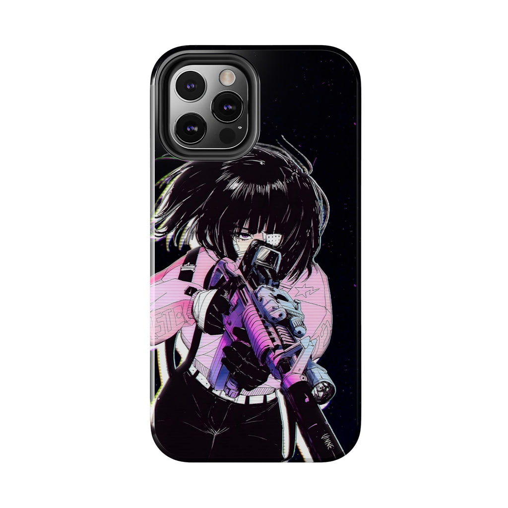Anime-Style Tough Phone Cases with Edgy Designs, Perfect for Gamers, Cyberpunk Lovers, Gifts for Birthdays, Holidays, and Cosplay