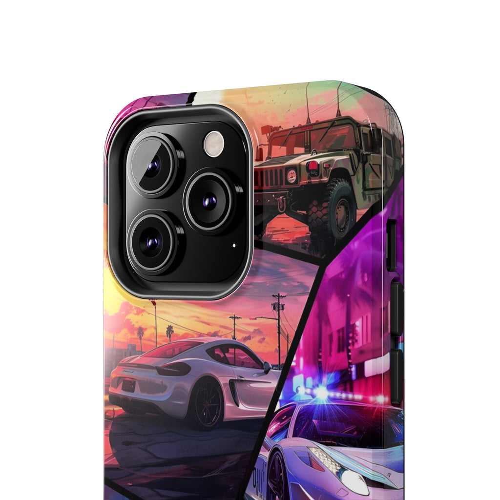Vibrant Automotive Tough Phone Cases for Car Enthusiasts