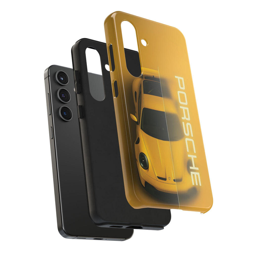 Stylish Car Lover's Phone Case, Durable Tough Phone Case, Gift for Car Enthusiasts, Porsche Design Case, Unique Auto Accessory