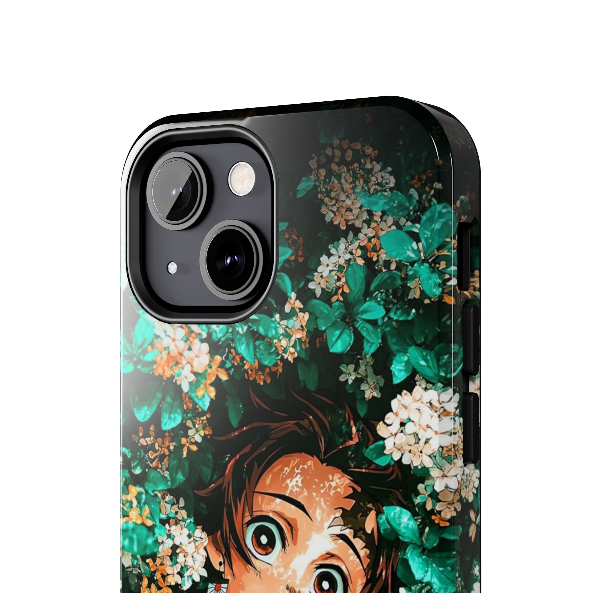 Floral Fantasy Tough Phone Cases | Trendy Phone Cover | Unique Gift for Nature Lovers | Durable Protection | Anime-Inspired Design