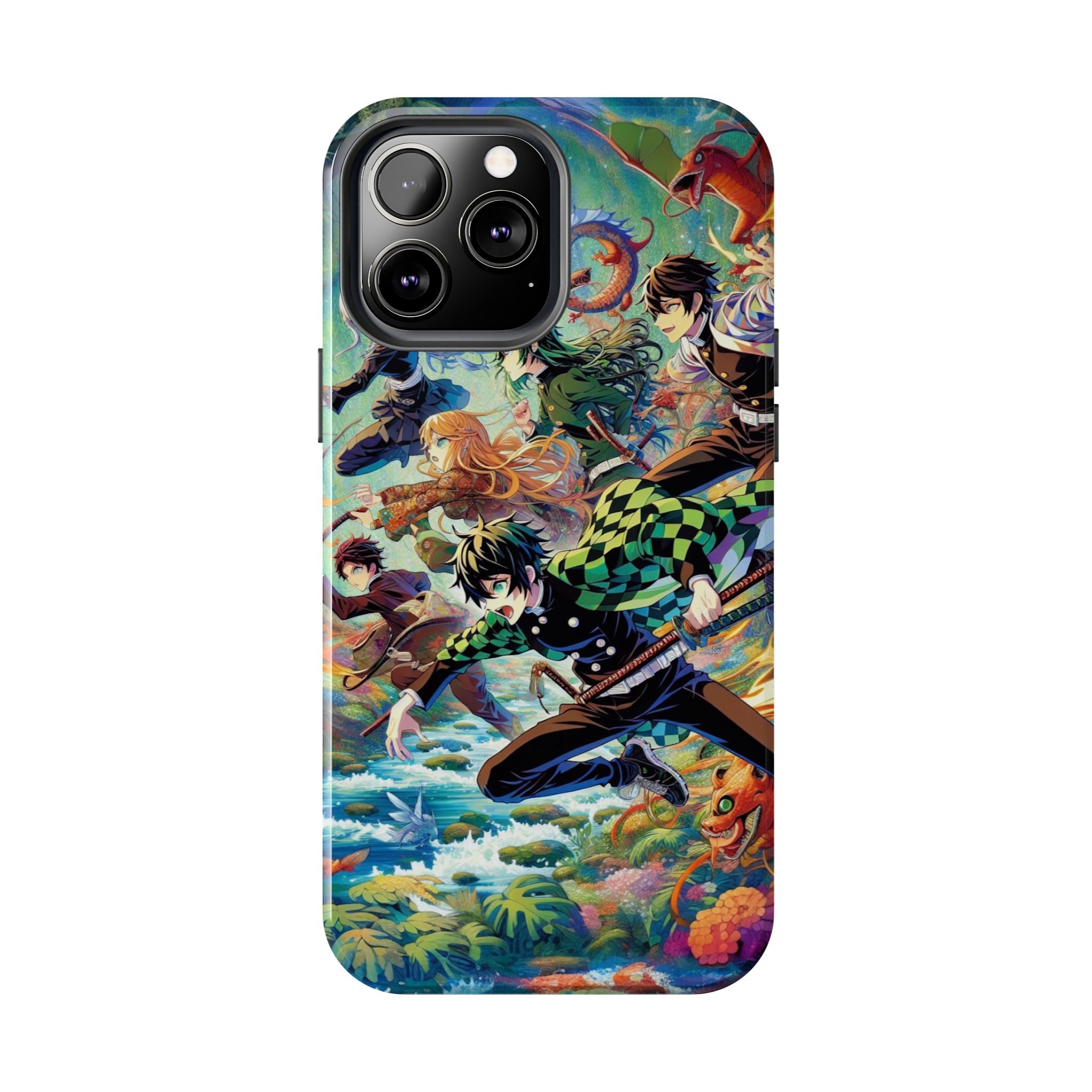 Vibrant Anime Tough Phone Cases, Protective Covers, Gifts for Fans, Geeky Accessories, Birthday or Holiday Presents