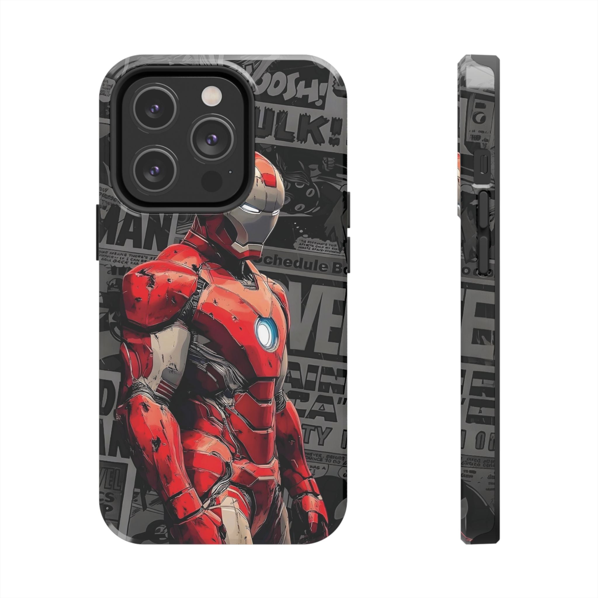 Iron Man Hero Tough Phone Cases - Durable, Stylish, Perfect for Marvel Fans, Geek Gifts, Comic Book Lovers, Unique Accessories