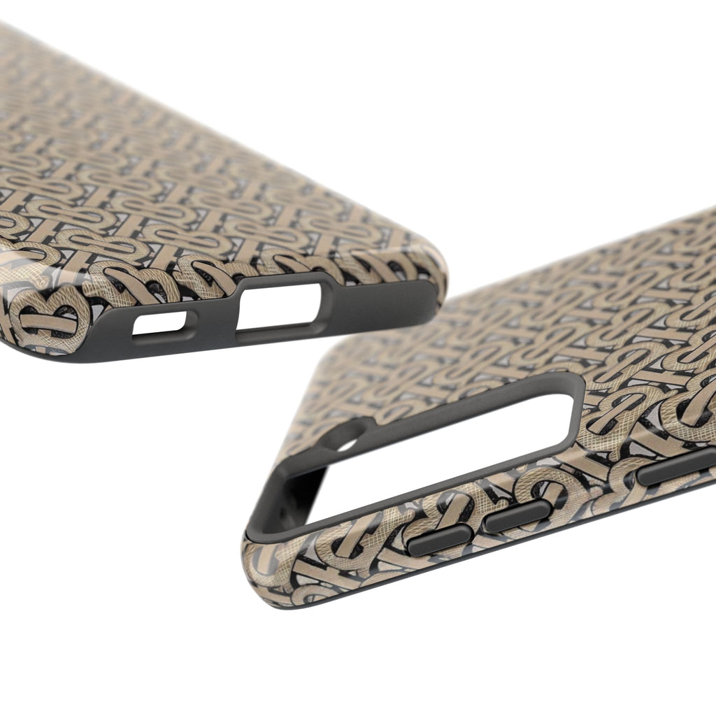 Elegant Interwoven Pattern Tough Phone Cases, Stylish Phone Covers, Durable Cases for Everyday Adventures, Gift for Phone Lovers