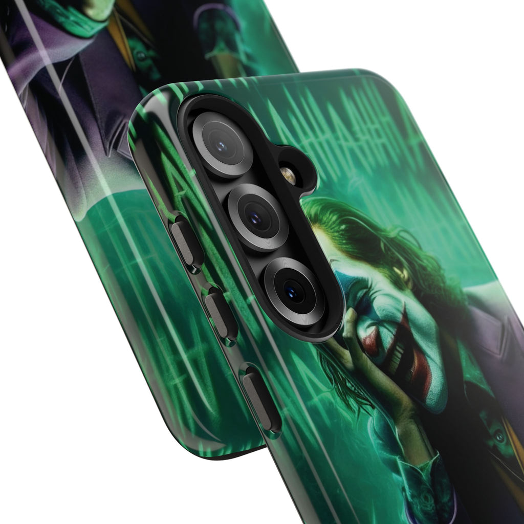 Joker Phone Cases, Tough Phone Cover, Customizable Phone Accessory, Unique Gift for Fans, Pop Culture Merchandise