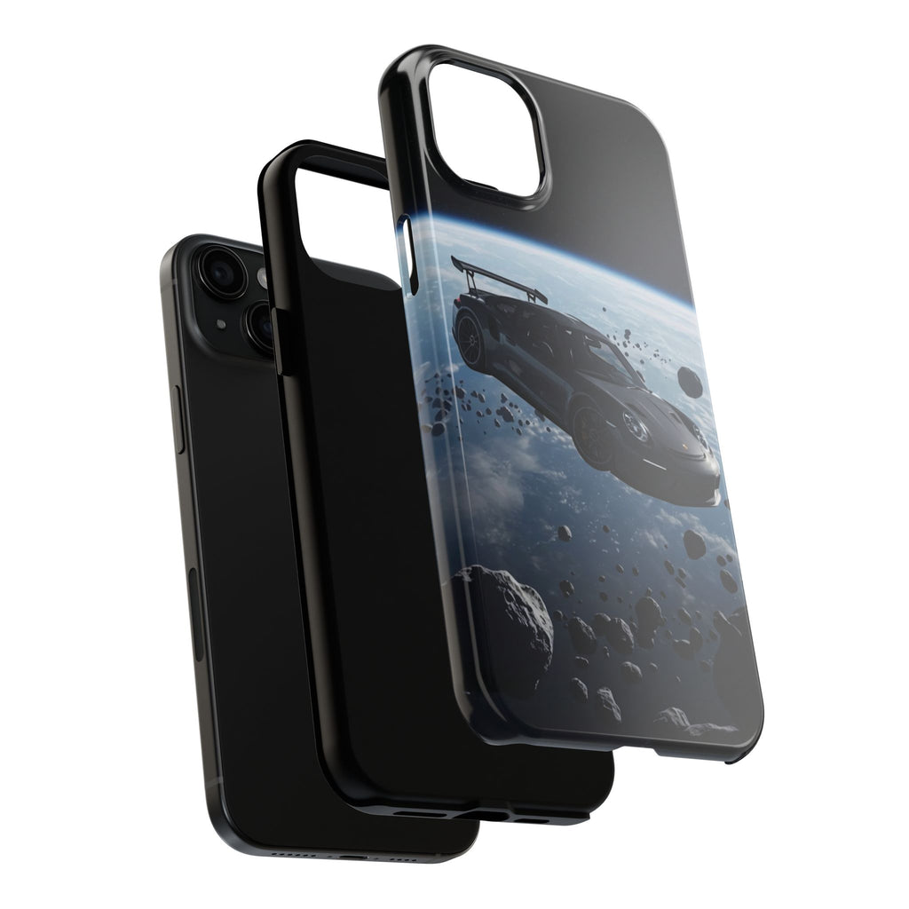 Astronaut Car Tough Phone Cases, Cool Car Cases, Space Phone Cover, Gift for Car Lovers, Unique Phone Accessories