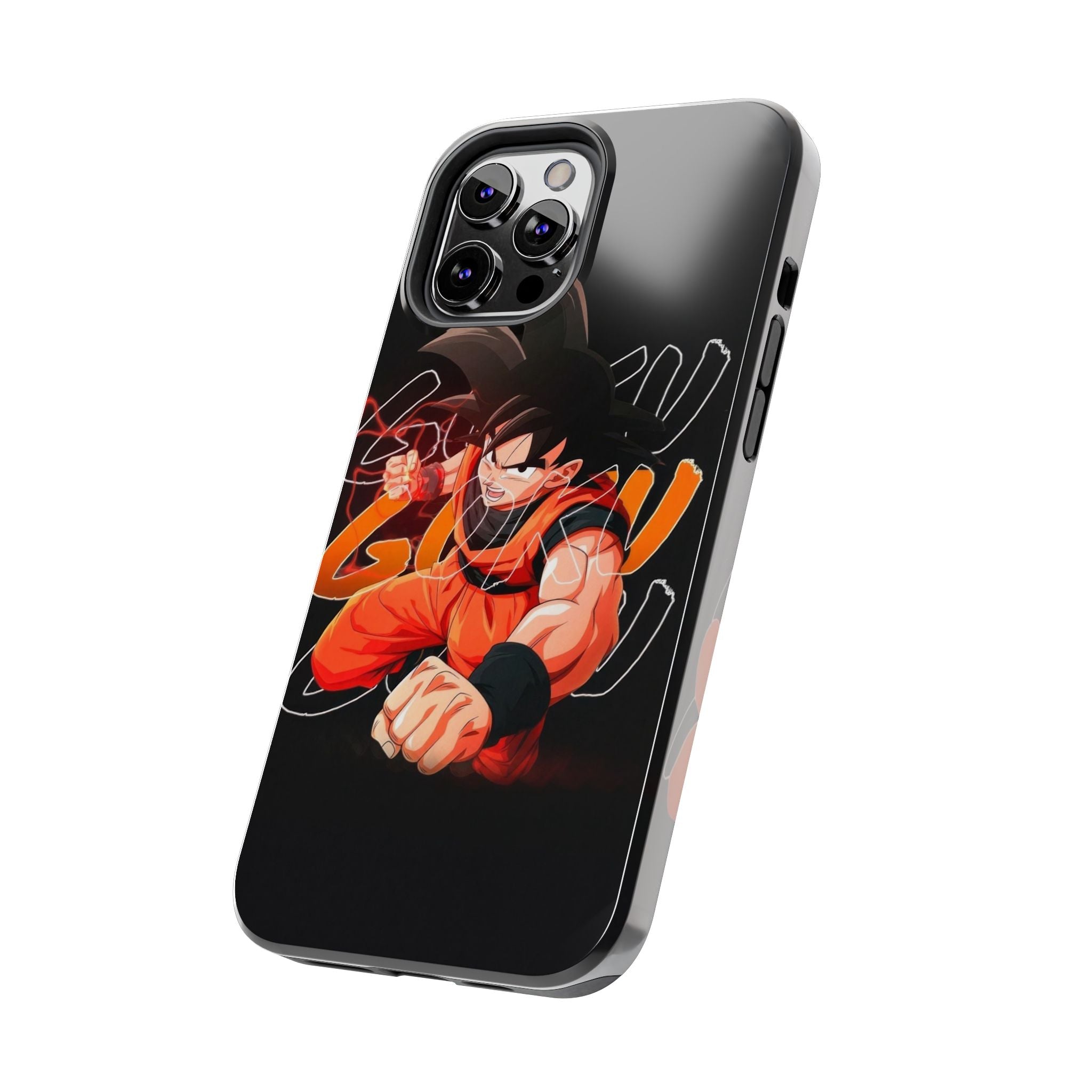 Anime Tough Phone Cases, Goku Strength Case, Durable Phone Cover, Gaming Phone Accessory, Cartoon Phone Case, Gift for Fans