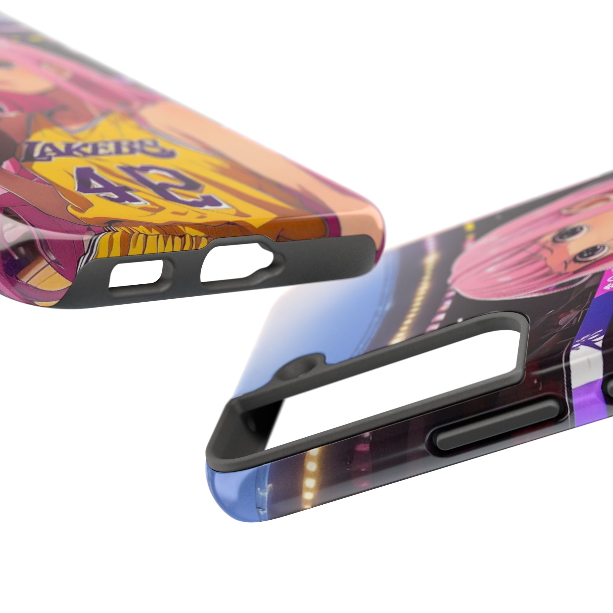 Sporty Anime Phone Cases - Tough Protection, Unique Basketball Design, Gift for Fans, Durable Soft Case, Perfect for Sports Lovers