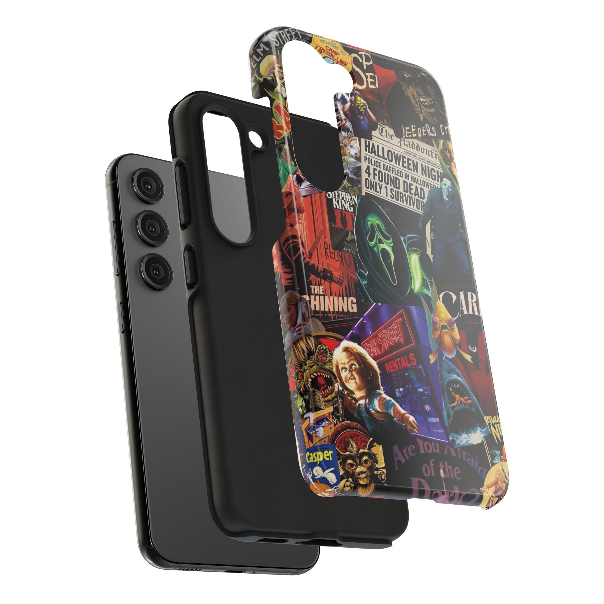 Spooky Horror Movie Phone Case | Tough Phone Cases for Horror Lovers, Halloween Gifts, Unique Accessories, Movie Night Essentials, [...]