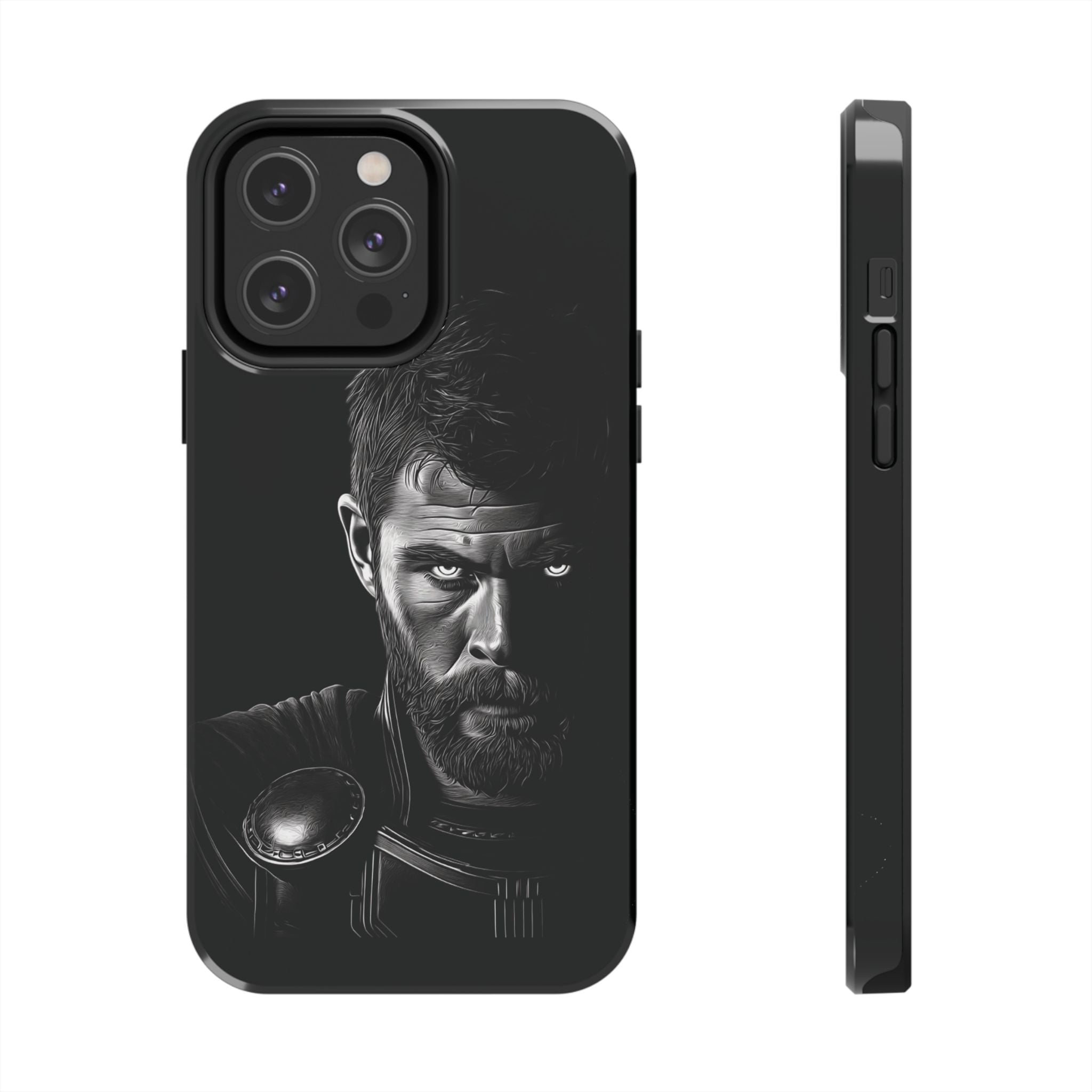 Tough Phone Cases featuring Warrior Design, Rugged Protector, Gift for Adventurers, Customizable Case, Durable Phone Cover