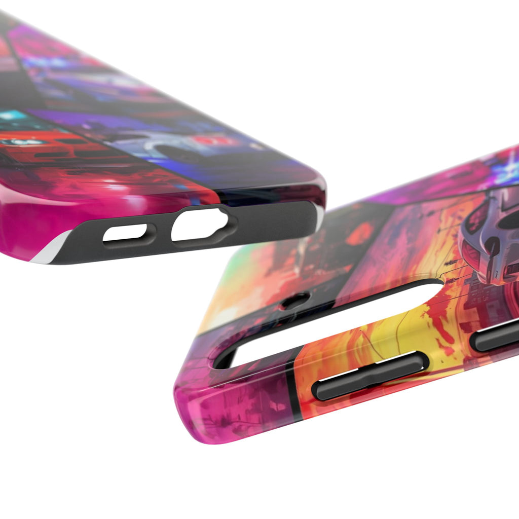 Vibrant Automotive Tough Phone Cases for Car Enthusiasts
