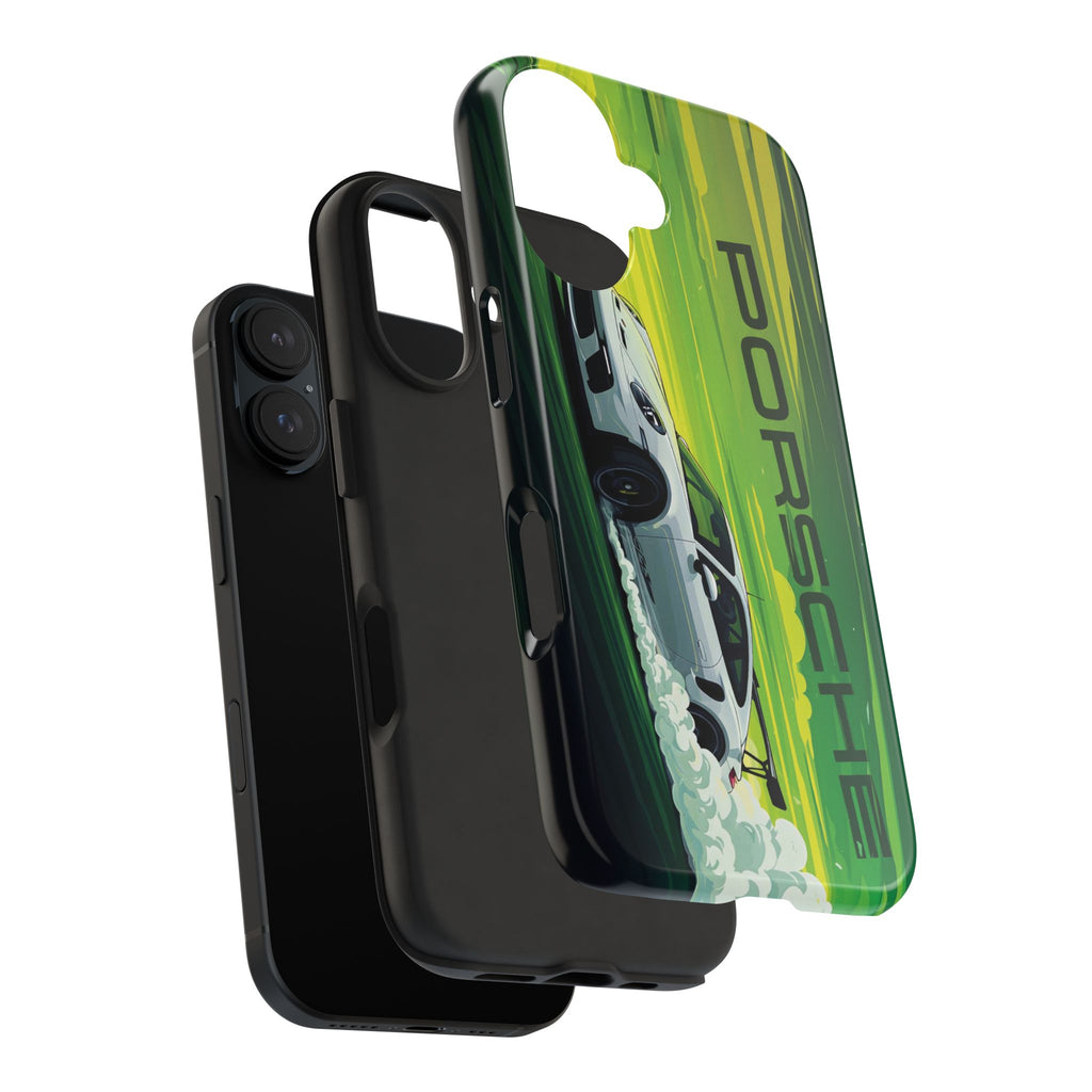 Porsche Tough Phone Cases, Luxury Car Accessories, Durable Phone Cover, Auto Enthusiast Gift, Sports Car Merchandise