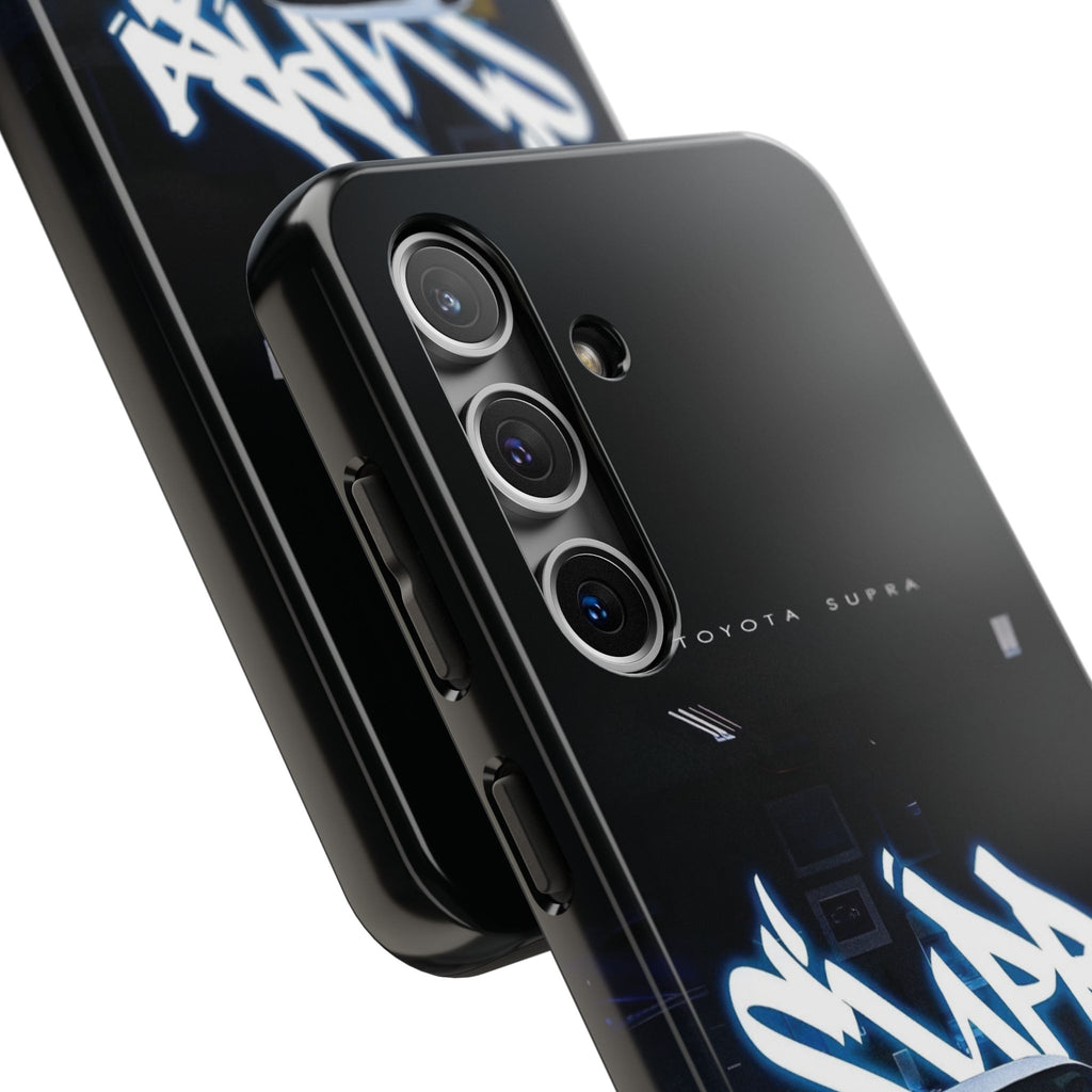 Toyota Supra Graffiti Phone Case - Tough & Stylish Protection for Car Enthusiasts