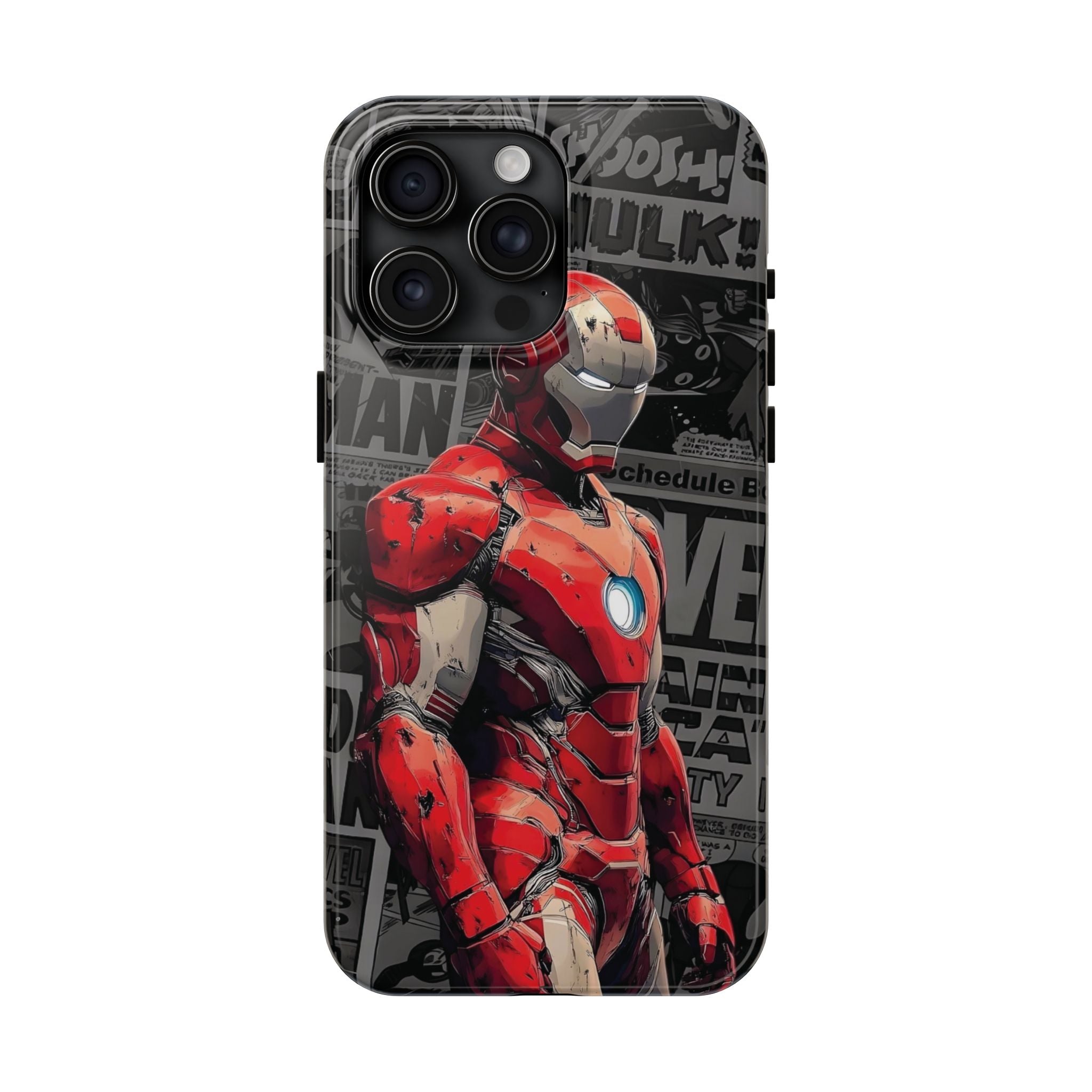 Iron Man Hero Tough Phone Cases - Durable, Stylish, Perfect for Marvel Fans, Geek Gifts, Comic Book Lovers, Unique Accessories