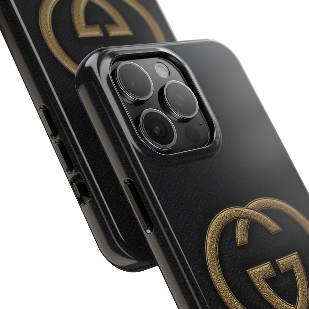 Stylish Tough Phone Cases with Elegant Logo, Durable Protection, Fashion Accessory, Smartphone Cases, Gift for Her or Him