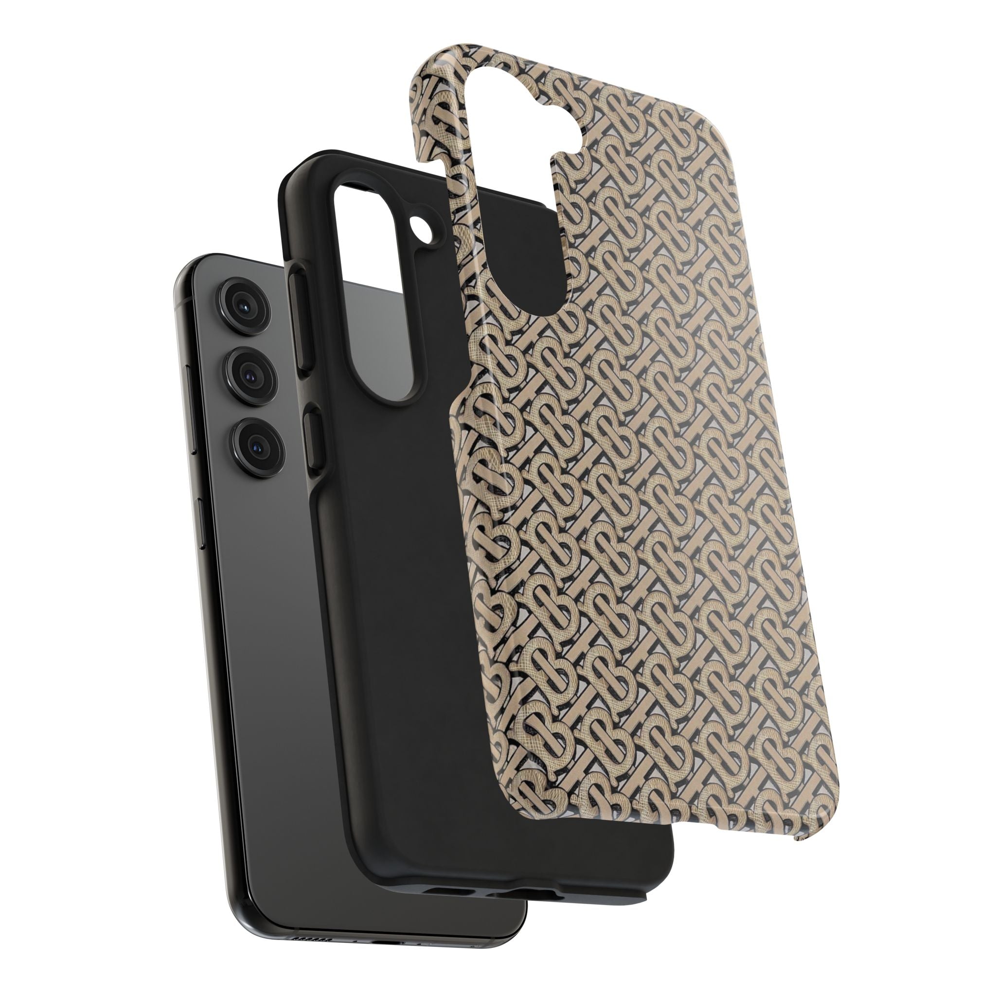 Elegant Interwoven Pattern Tough Phone Cases, Stylish Phone Covers, Durable Cases for Everyday Adventures, Gift for Phone Lovers