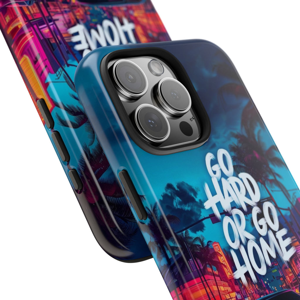 Go Hard or Go Home Tough Phone Case for Car Enthusiasts