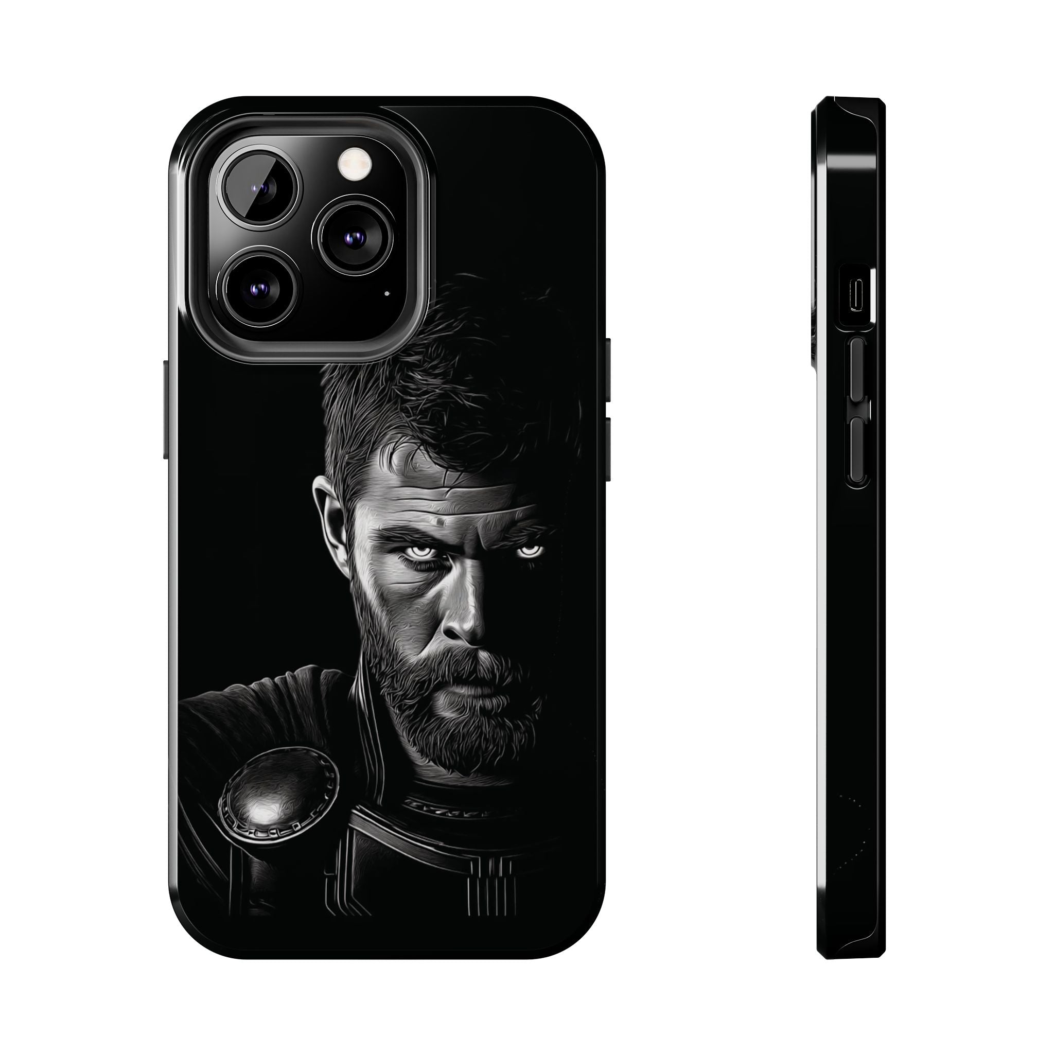 Tough Phone Cases featuring Warrior Design, Rugged Protector, Gift for Adventurers, Customizable Case, Durable Phone Cover