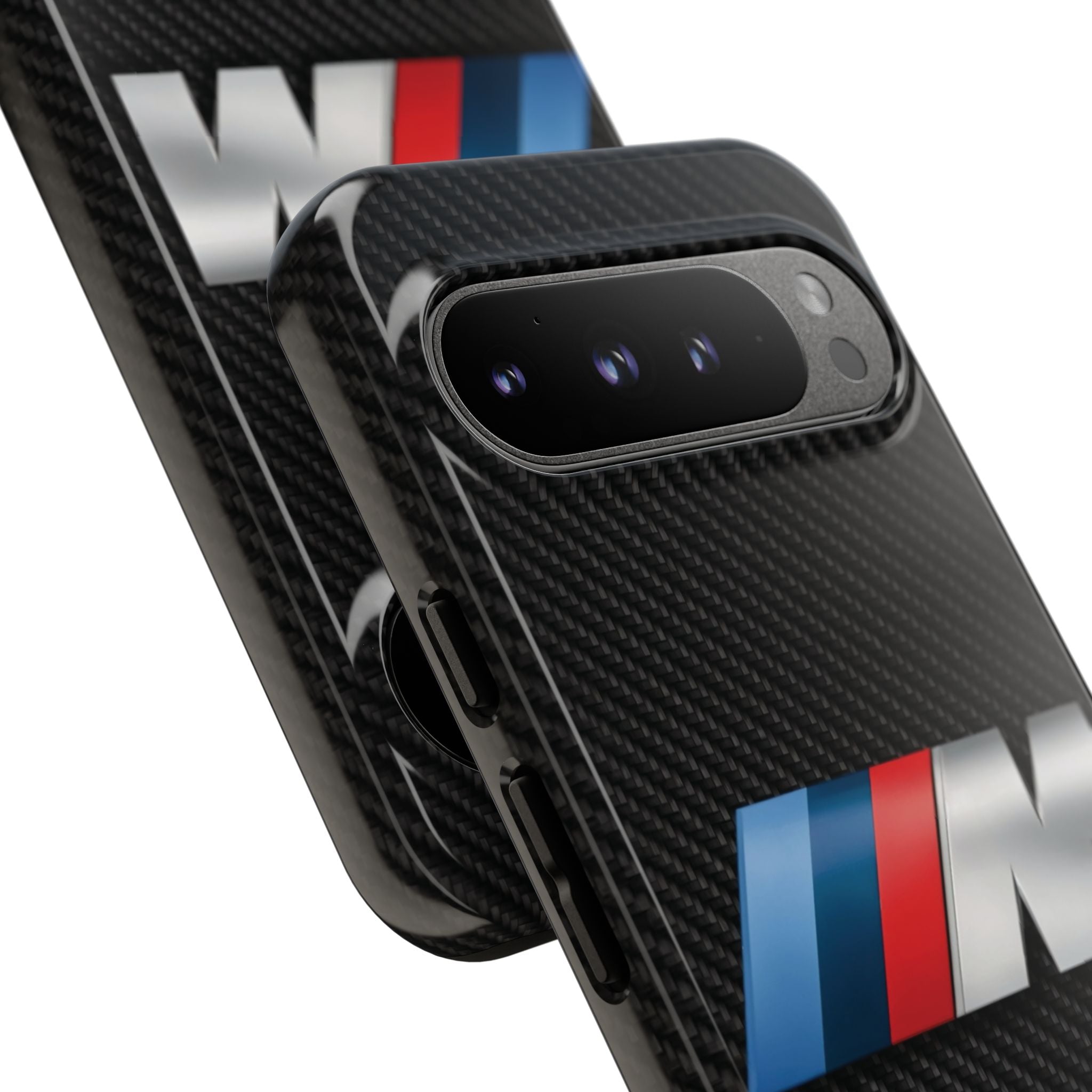 Carbon Fiber BMW M Logo Tough Phone Case