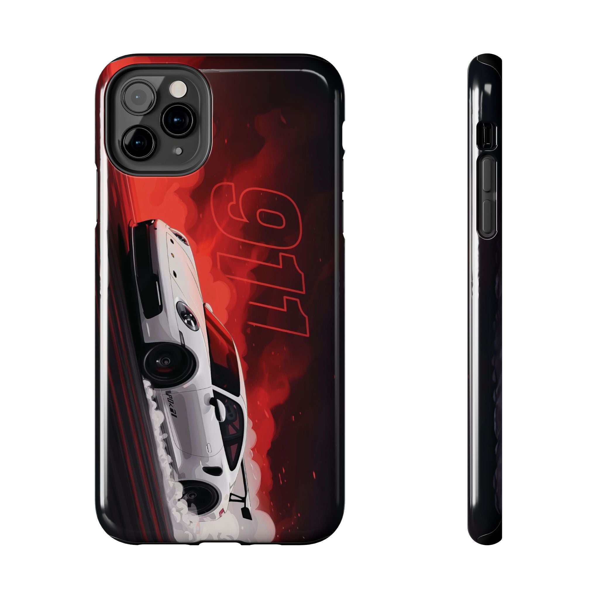 Racing-Inspired Porsche Tough Phone Case with 911 Design