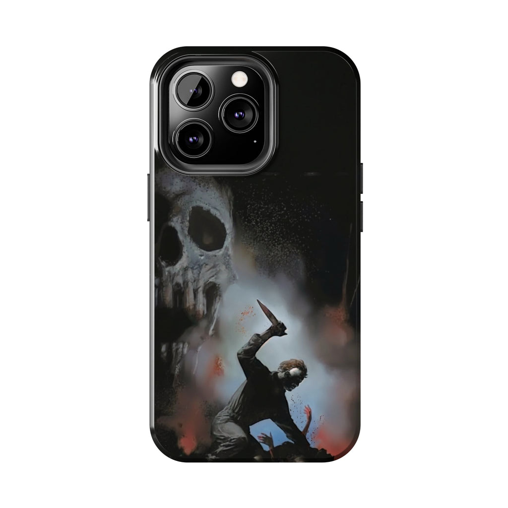 Gritty Horror Phone Cases for Fans, Tough Phone Cover, Unique Gift, Scary Design, Halloween Accessory, Movie Memorabilia