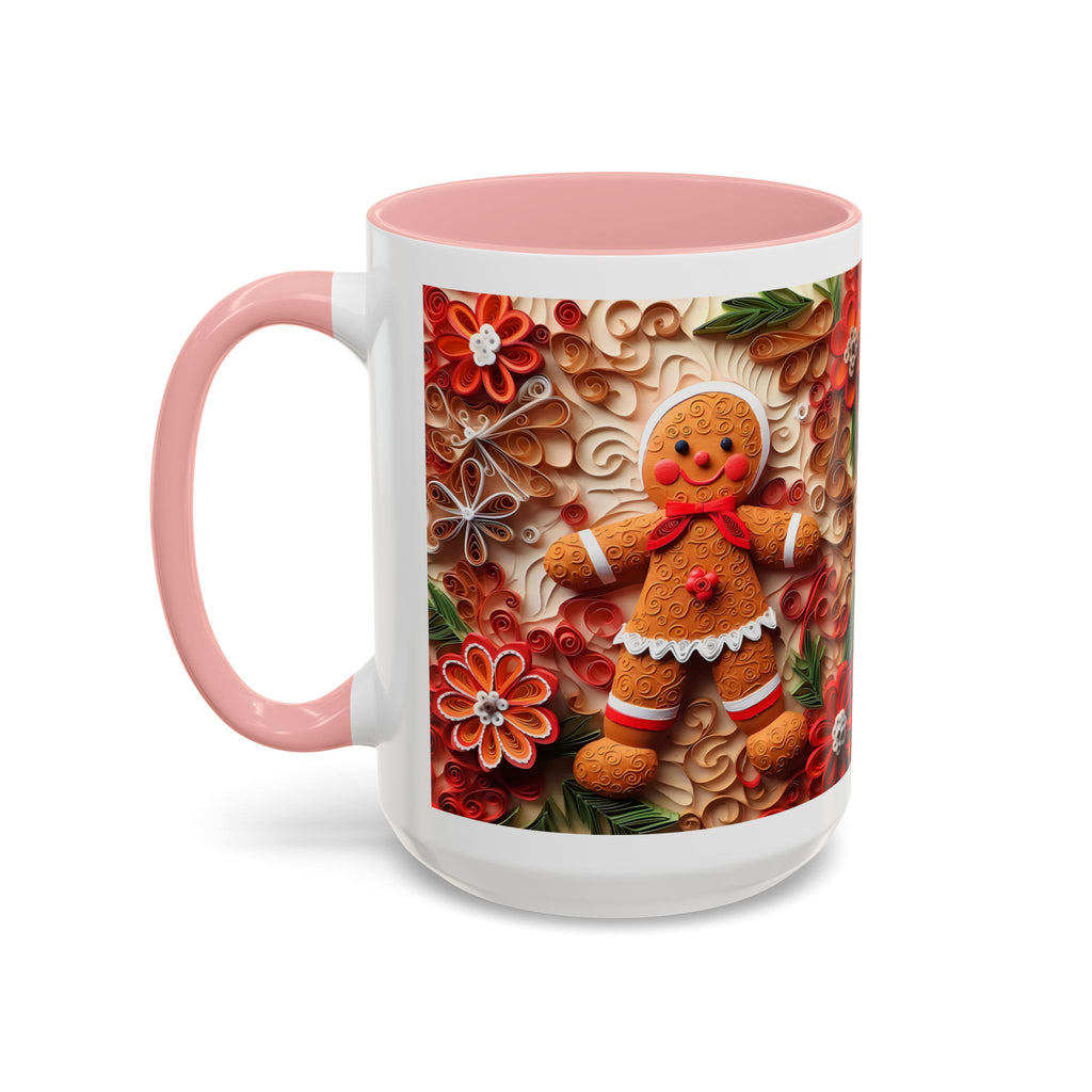 Gingerbread Christmas Coffee Mug, Festive Holiday Drinkware, Cute Gingerbread Man Mug, Winter Gift Idea, Coziness for Your Mornings