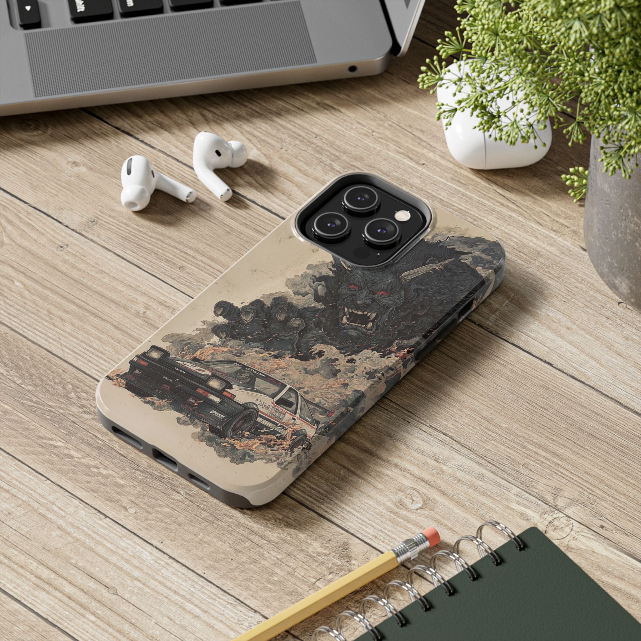 Demon Car Tough Phone Case - Unique Racing Protection