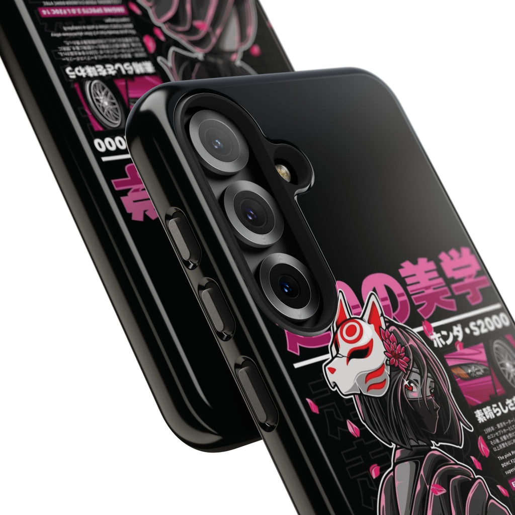 Auto Enthusiast Tough Phone Case with Japanese Aesthetic