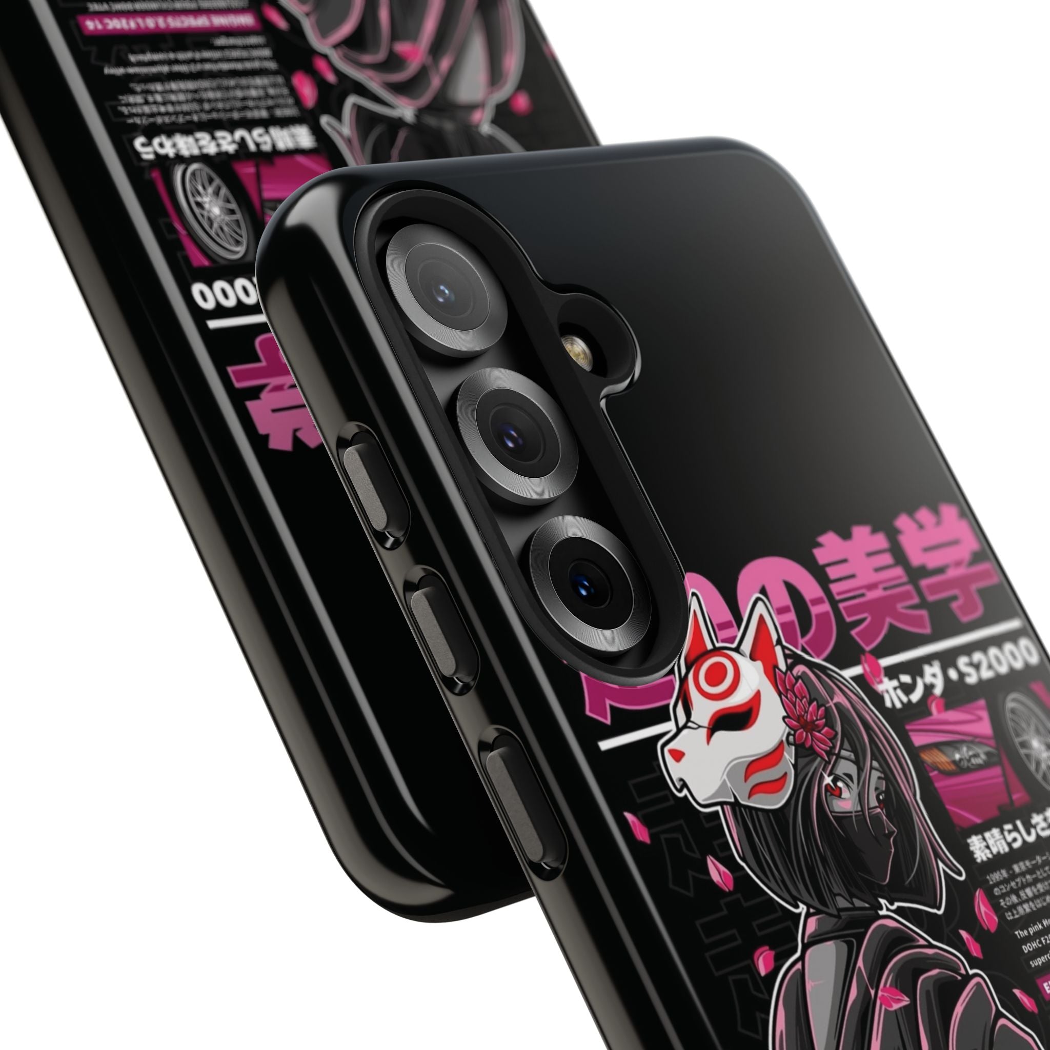 Auto Enthusiast Tough Phone Case with Japanese Aesthetic