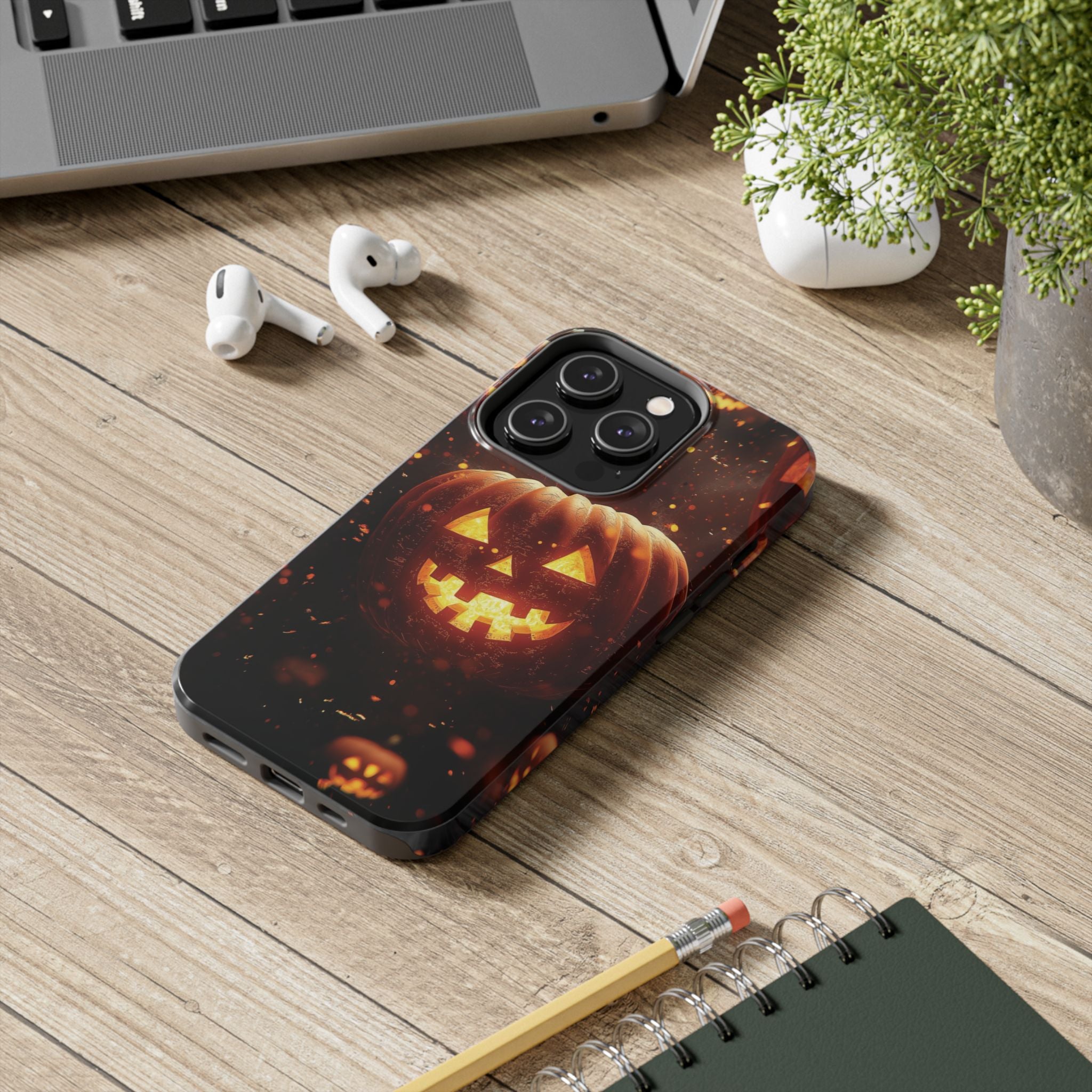 Halloween Pumpkin Tough Phone Cases, Spooky Mobile Covers, Fall Decor, Halloween Gift, Pumpkin Design, Halloween Accessories