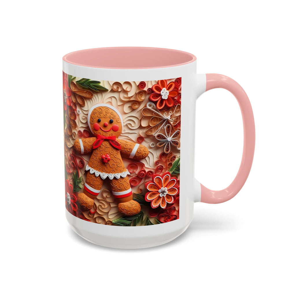 Gingerbread Christmas Coffee Mug, Festive Holiday Drinkware, Cute Gingerbread Man Mug, Winter Gift Idea, Coziness for Your Mornings