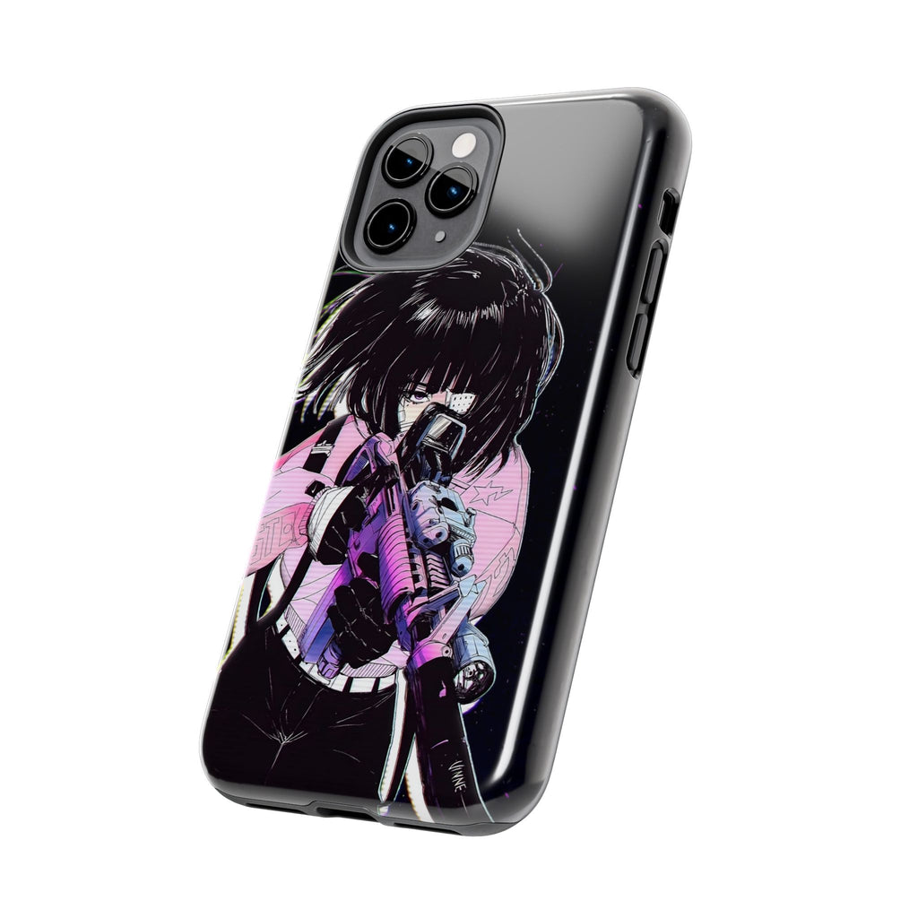 Anime-Style Tough Phone Cases with Edgy Designs, Perfect for Gamers, Cyberpunk Lovers, Gifts for Birthdays, Holidays, and Cosplay