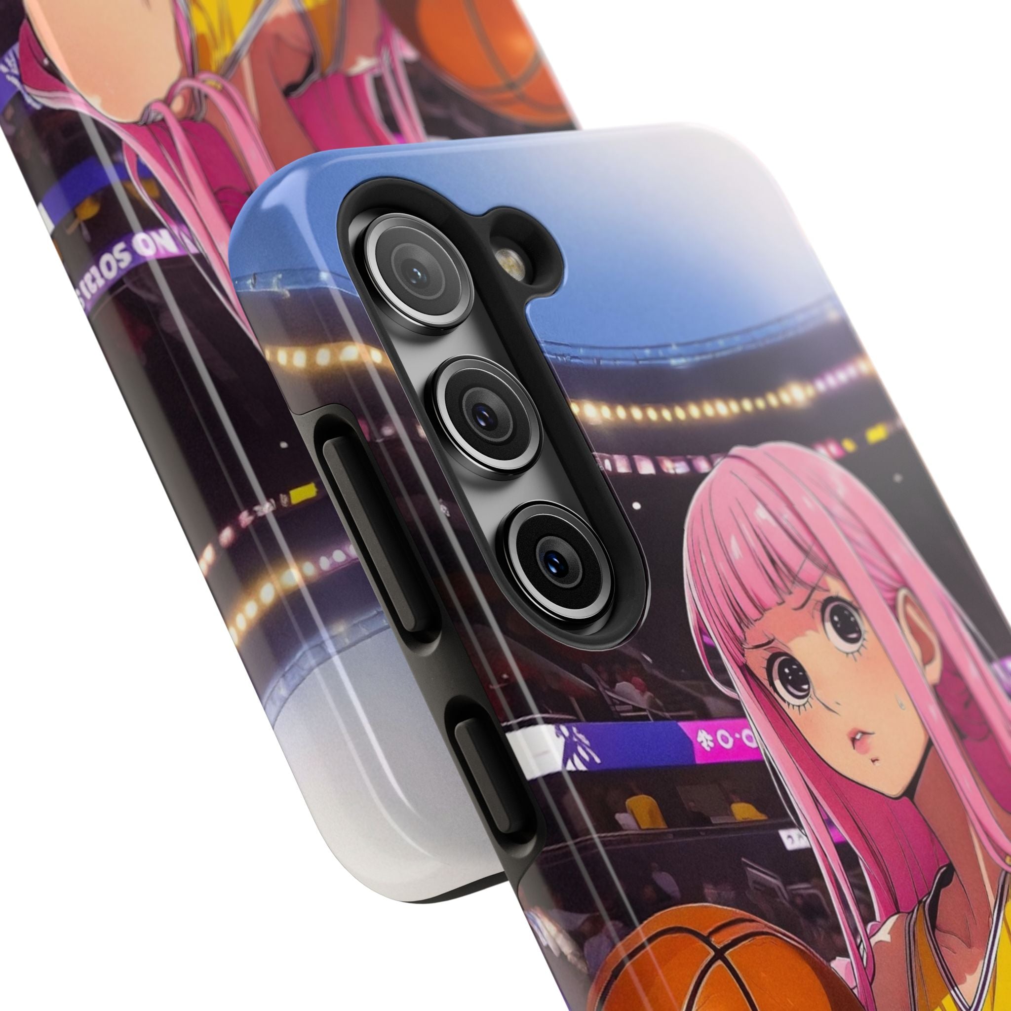 Sporty Anime Phone Cases - Tough Protection, Unique Basketball Design, Gift for Fans, Durable Soft Case, Perfect for Sports Lovers