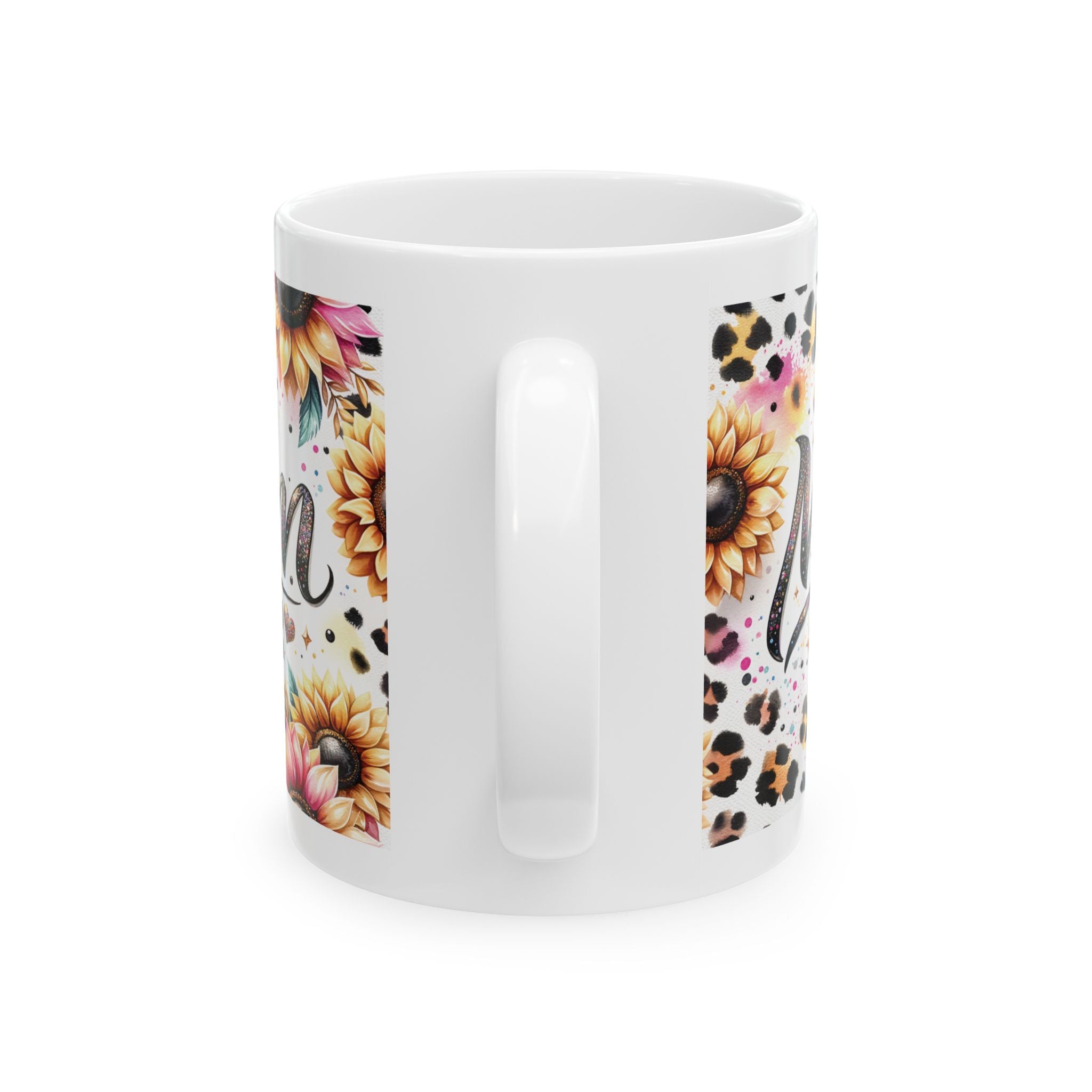 Best Mom Ever Ceramic Mug | Floral Coffee Cup | Gift for Mother's Day, Birthdays, Family Celebrations, Unique Tea Mug