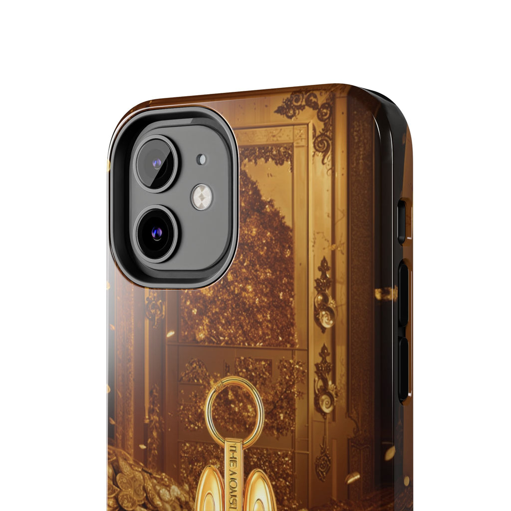 Luxurious Rabbit Phone Case, Golden Bunny Phone Cover, Tough Phone Cases, Cute Rabbit Holder, Unique Gift Idea, Stylish Mobile Protector