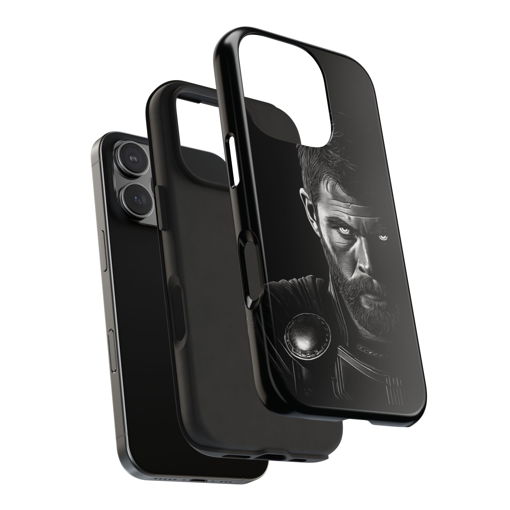 Tough Phone Cases featuring Warrior Design, Rugged Protector, Gift for Adventurers, Customizable Case, Durable Phone Cover