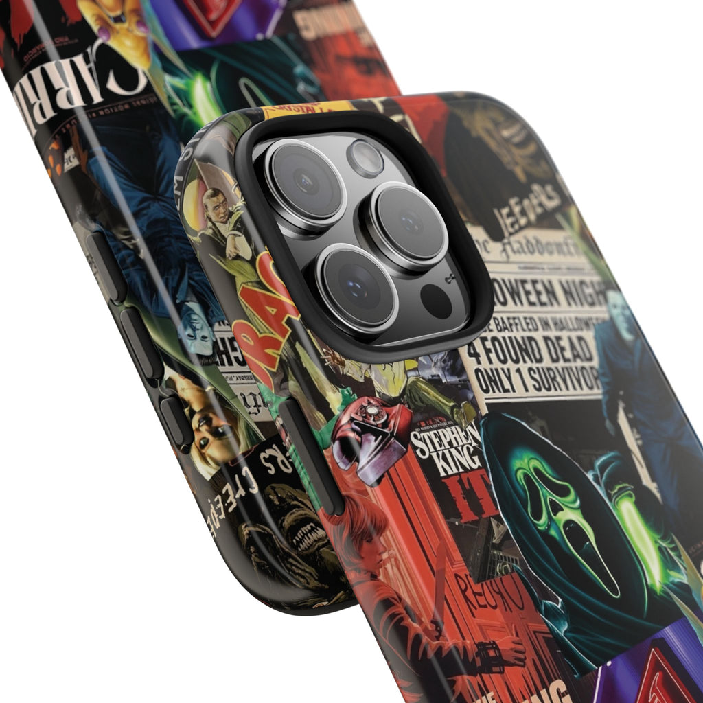Spooky Horror Movie Phone Case | Tough Phone Cases for Horror Lovers, Halloween Gifts, Unique Accessories, Movie Night Essentials, [...]