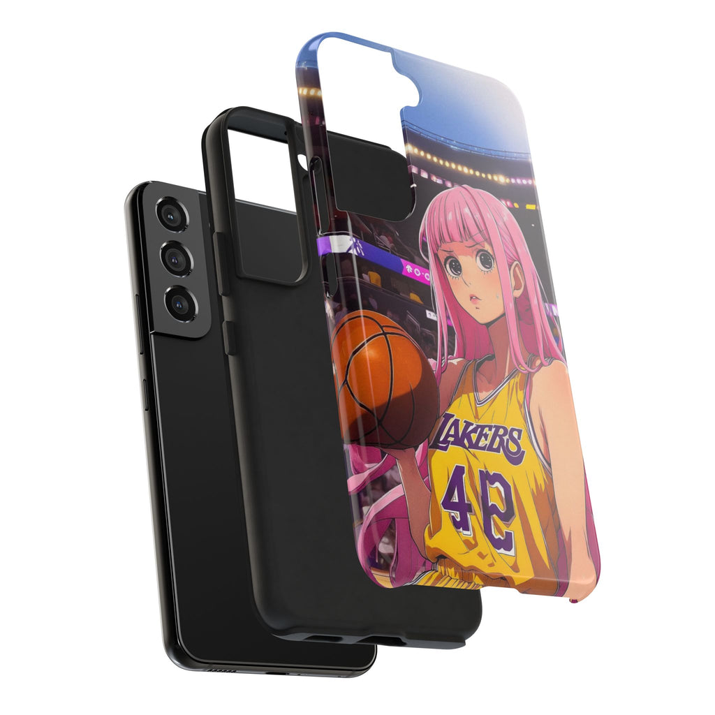 Sporty Anime Phone Cases - Tough Protection, Unique Basketball Design, Gift for Fans, Durable Soft Case, Perfect for Sports Lovers