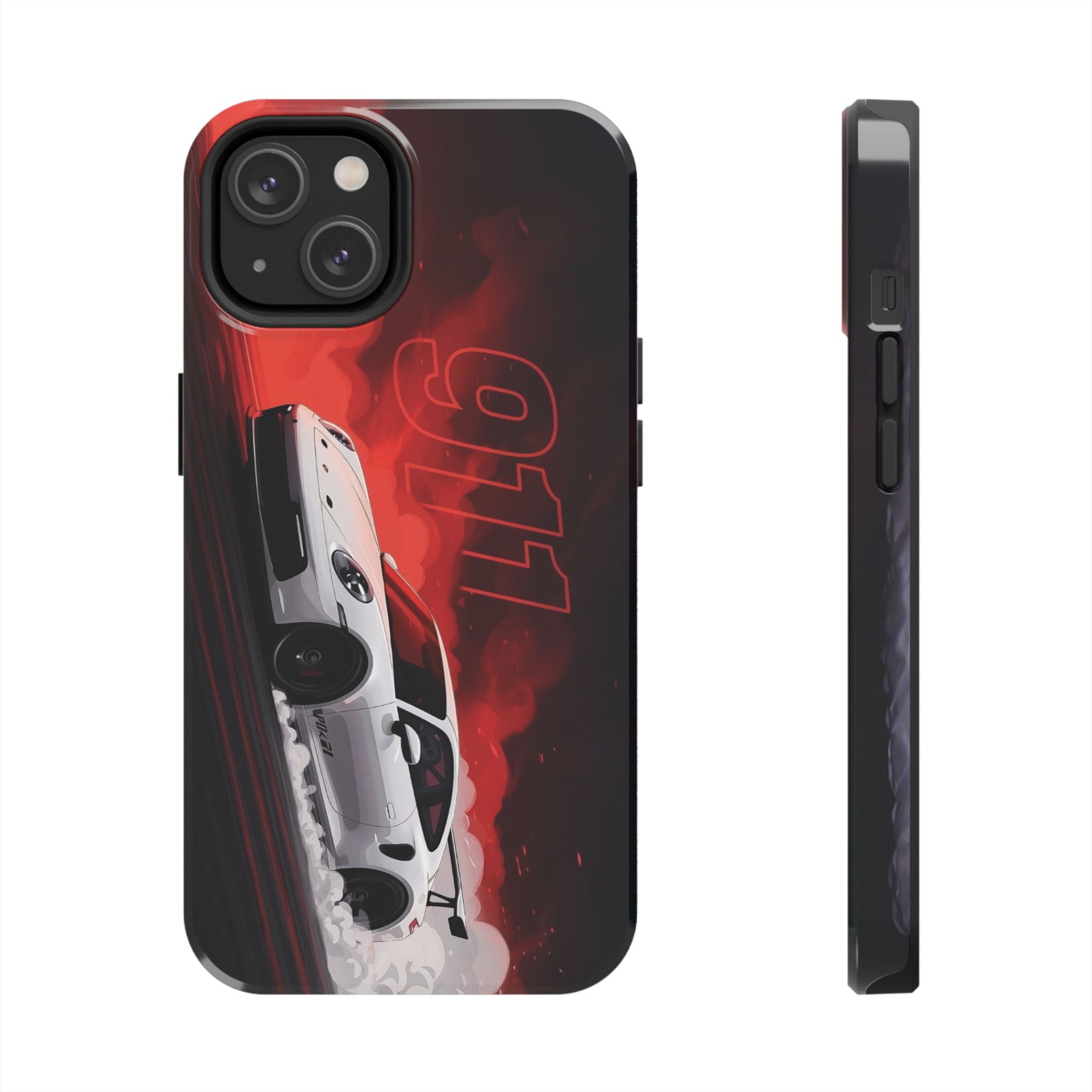 Racing-Inspired Porsche Tough Phone Case with 911 Design