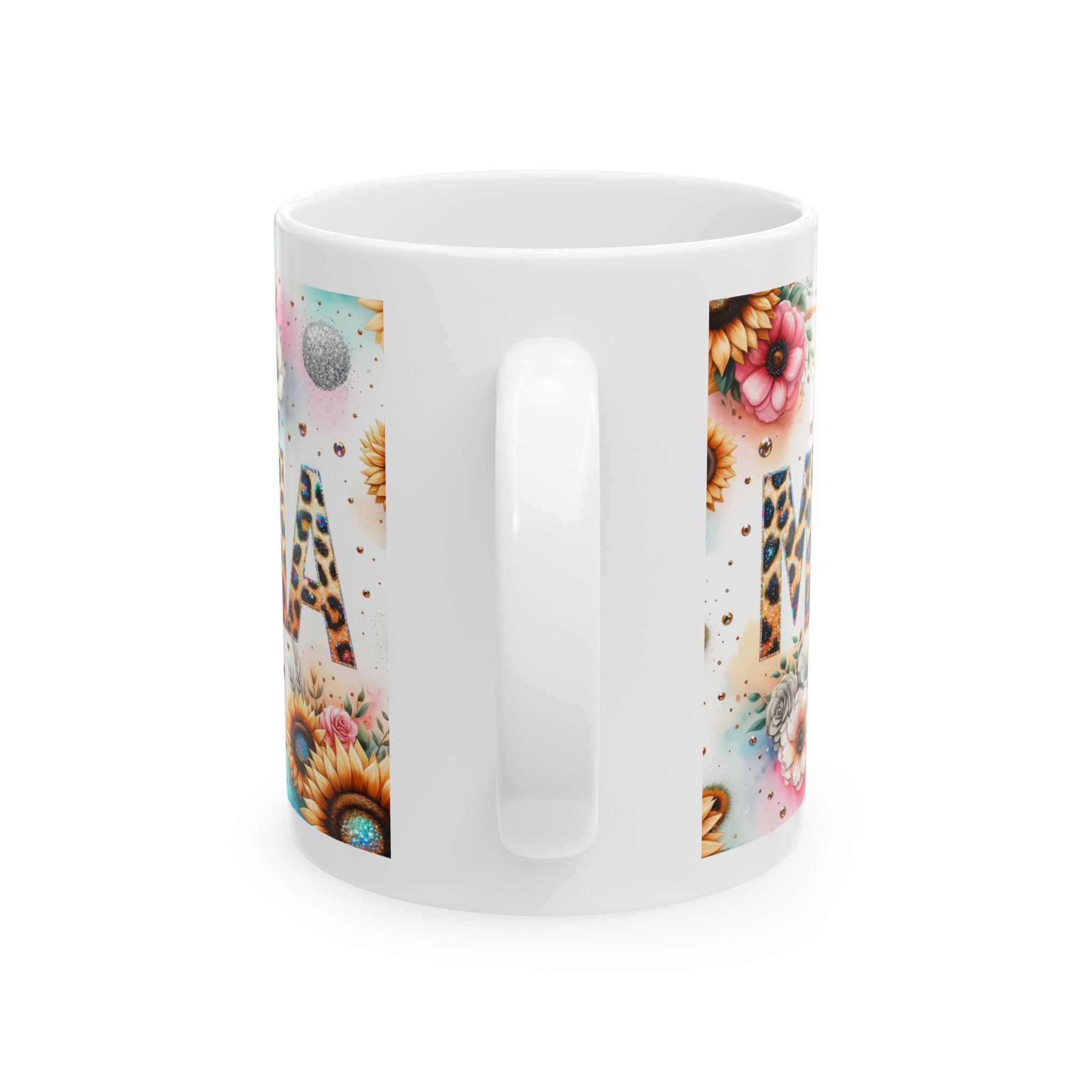 Floral Mama Mug - Perfect Gift for Moms, Coffee Lover, Birthday, Mother's Day, Home Decor, Cute Kitchen Accessories