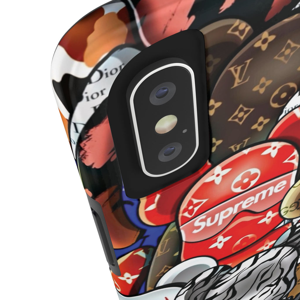 Trendy Bear Phone Case: Stylish Tough Protector for Streetwear Lovers, Gift for Teens, Unique Accessories for Holiday Celebrations