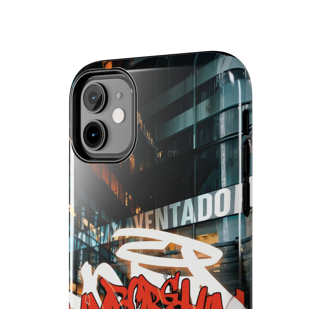 Urban Graffiti Tough Phone Case - Red Lamborghini Design