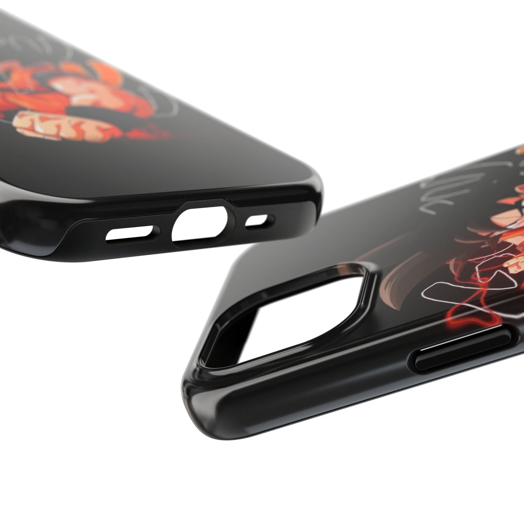 Anime Tough Phone Cases, Goku Strength Case, Durable Phone Cover, Gaming Phone Accessory, Cartoon Phone Case, Gift for Fans
