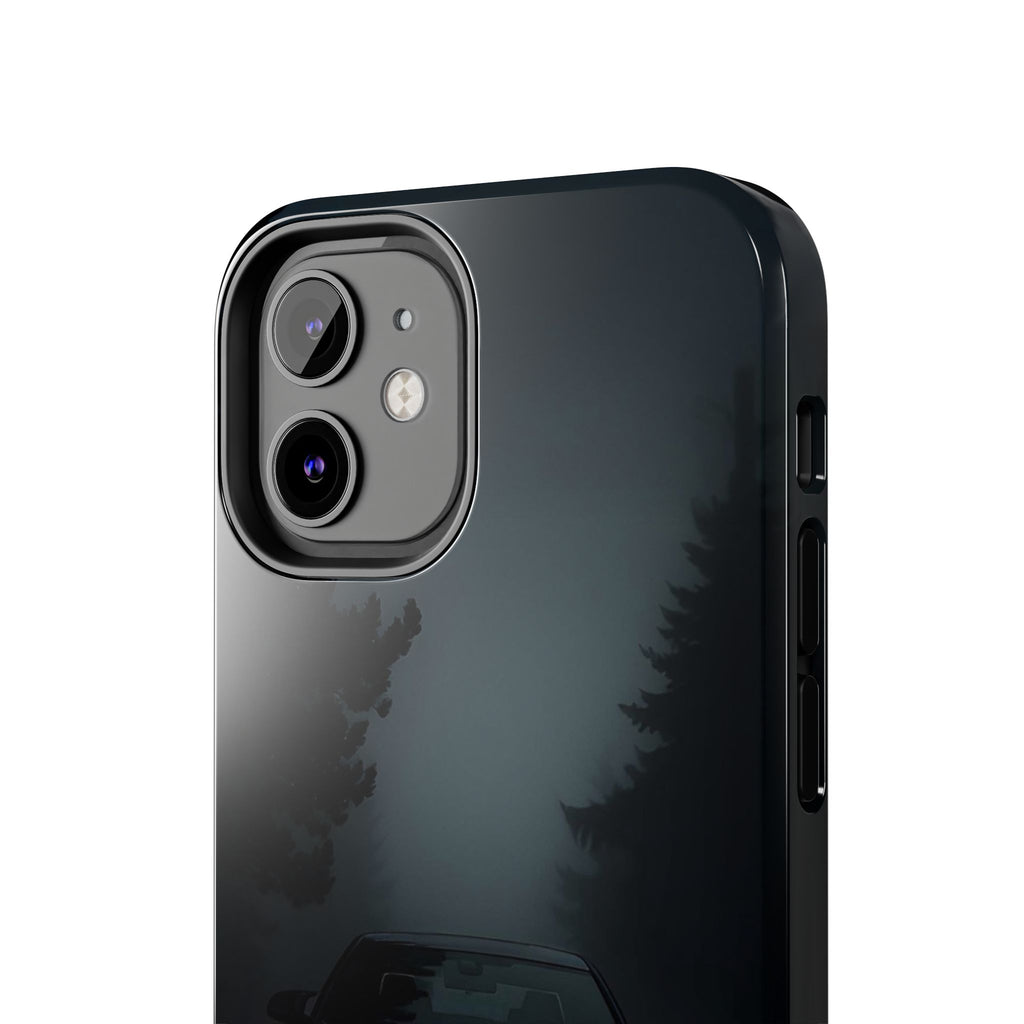 Tough Phone Case with Neon Car Design, Durable Smartphone Cover, Gift for Car Enthusiasts, Unique Accessory for Him, Perfect for Birthdays