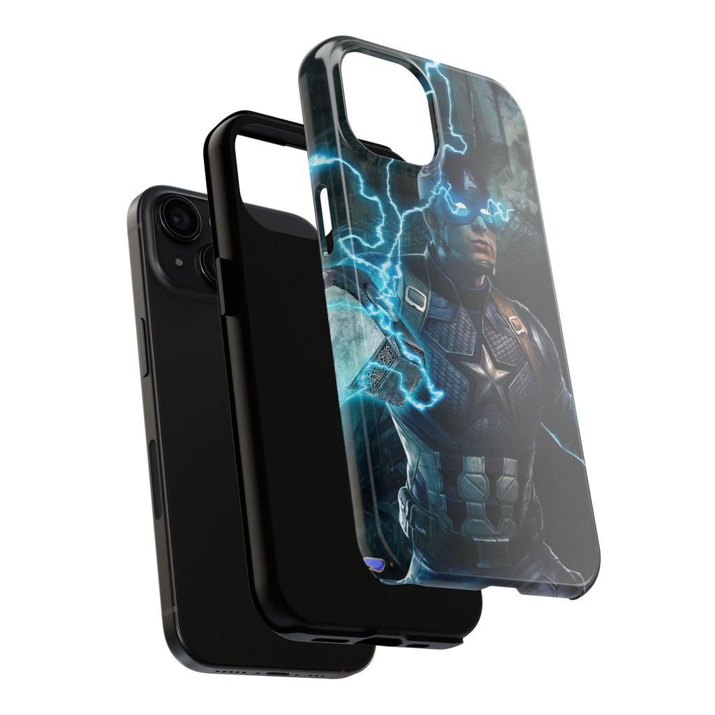 Captain America Superhero Tough Phone Cases, Hero Phone Cover, Gift for Gamers, Superhero Accessory, Durable Phone Case for Every Occasion