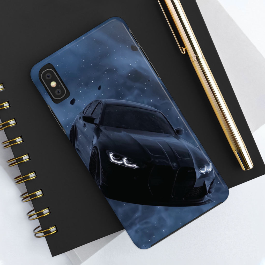 Car Enthusiast Phone Case | Tough Phone Cases, Car Lover Gift, Durable Cover, Automotive Accessories, Black Car Design