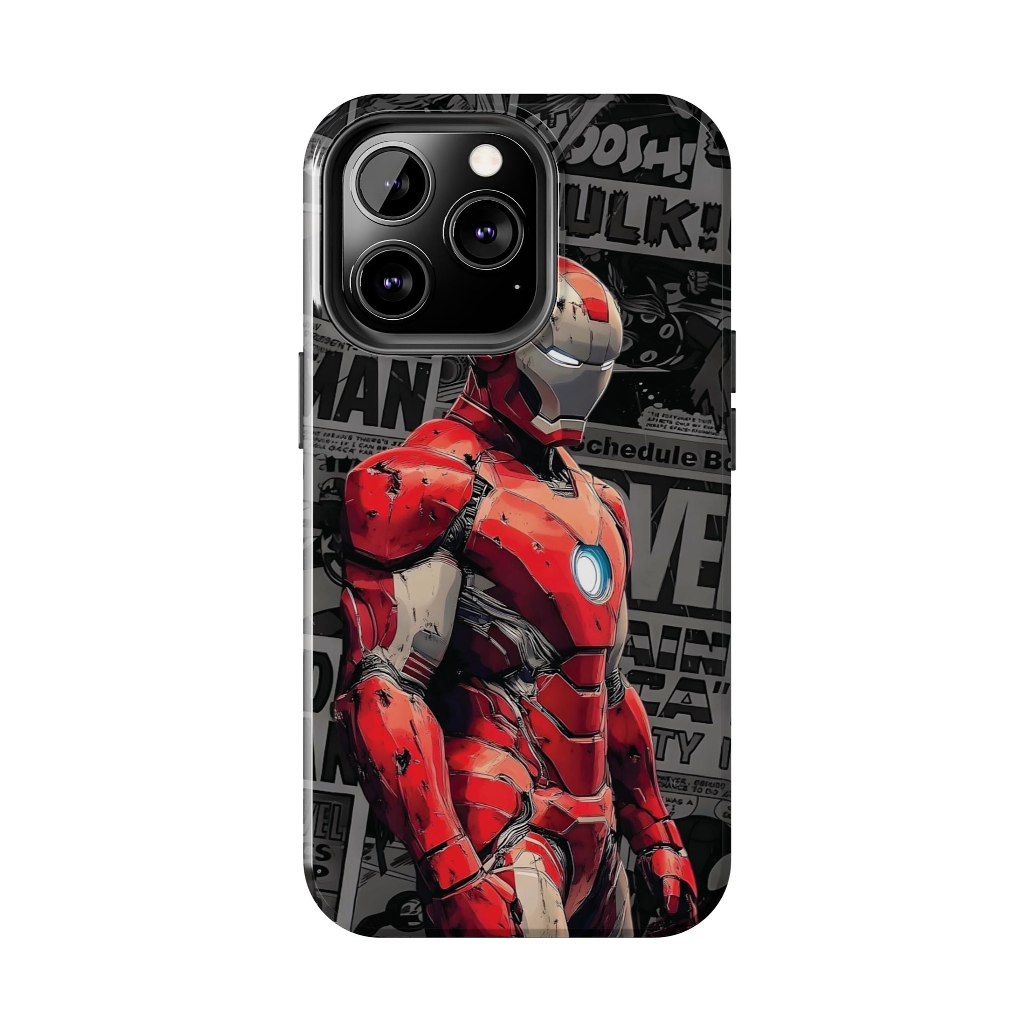 Iron Man Hero Tough Phone Cases - Durable, Stylish, Perfect for Marvel Fans, Geek Gifts, Comic Book Lovers, Unique Accessories