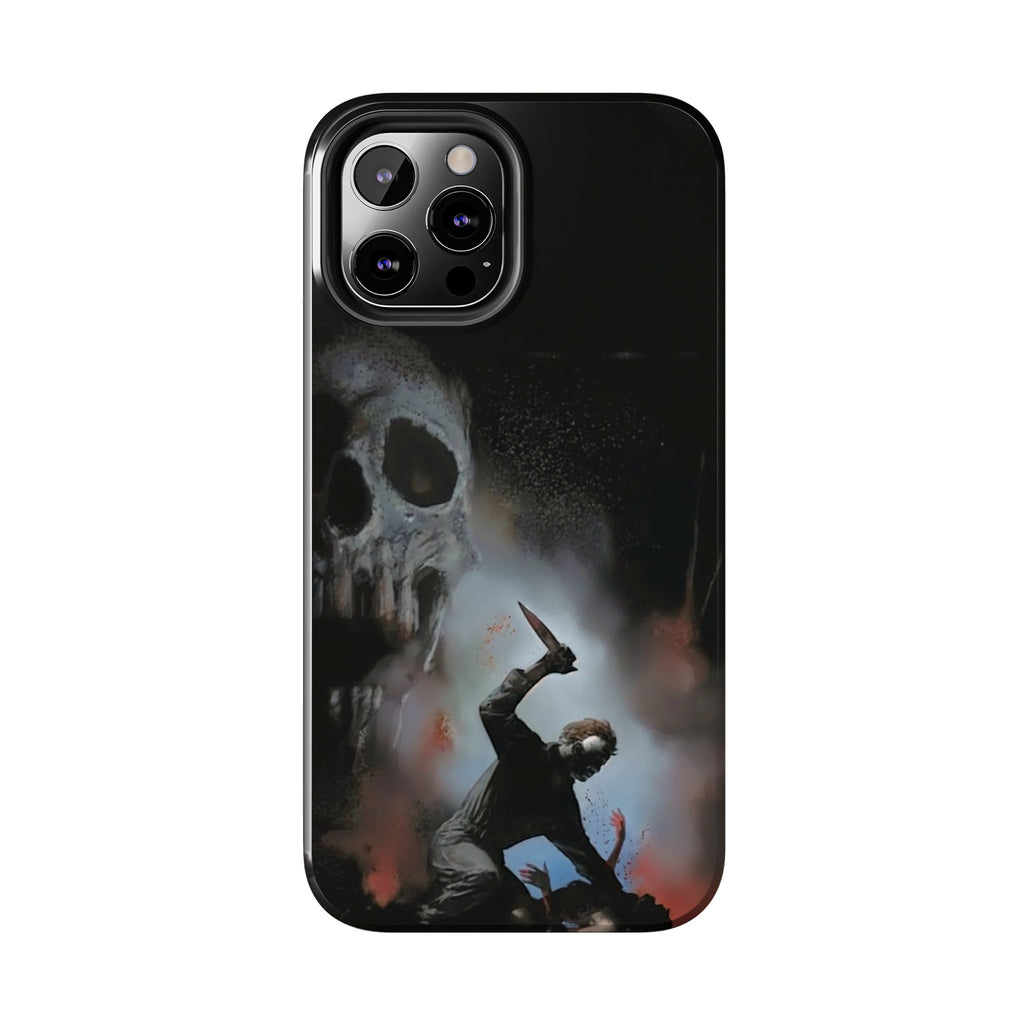 Gritty Horror Phone Cases for Fans, Tough Phone Cover, Unique Gift, Scary Design, Halloween Accessory, Movie Memorabilia